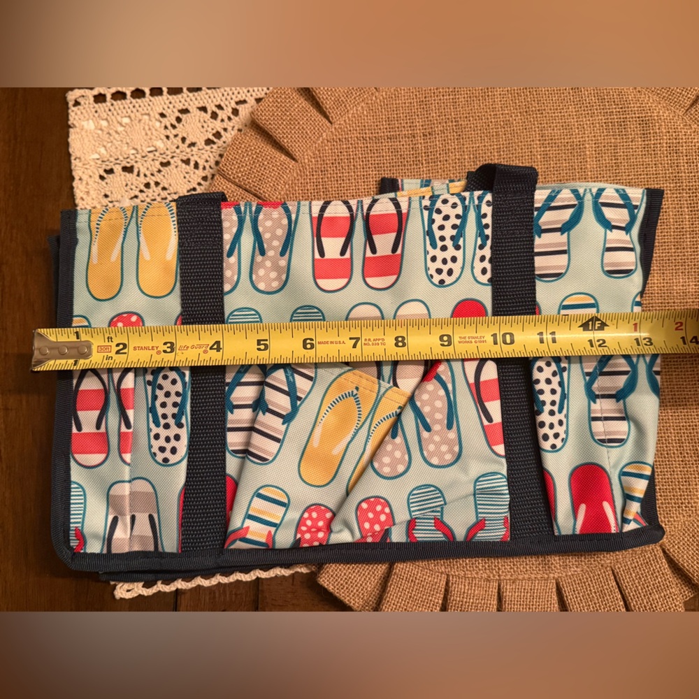 Thirty-One Flip-Flop Print Tote Bag-new - Picture 3 of 4